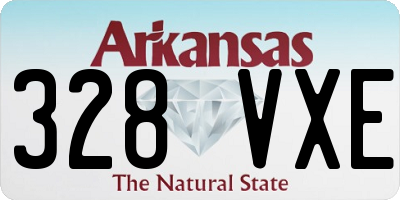 AR license plate 328VXE