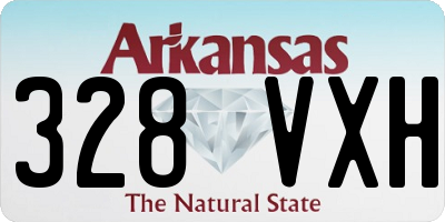 AR license plate 328VXH