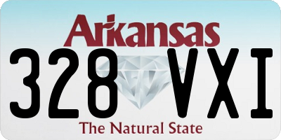 AR license plate 328VXI
