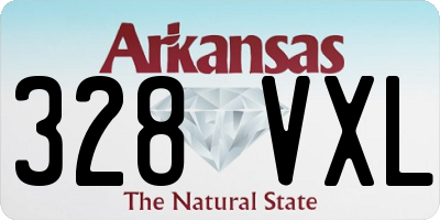 AR license plate 328VXL
