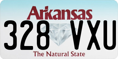 AR license plate 328VXU