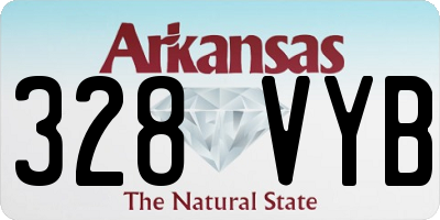 AR license plate 328VYB