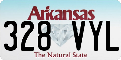 AR license plate 328VYL