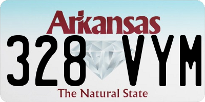 AR license plate 328VYM