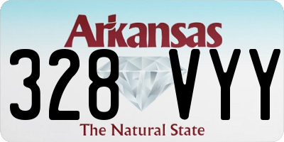 AR license plate 328VYY