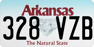 AR license plate 328VZB