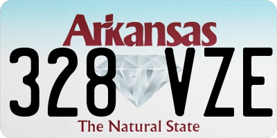 AR license plate 328VZE