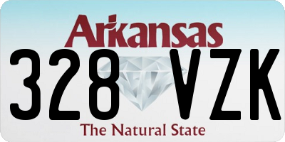 AR license plate 328VZK