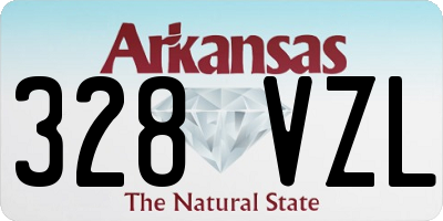 AR license plate 328VZL
