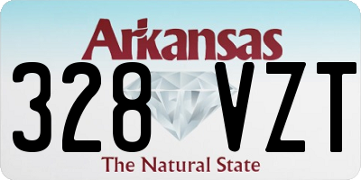 AR license plate 328VZT
