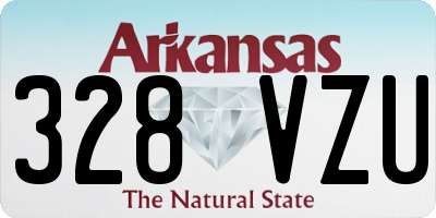 AR license plate 328VZU