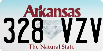 AR license plate 328VZV