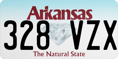AR license plate 328VZX