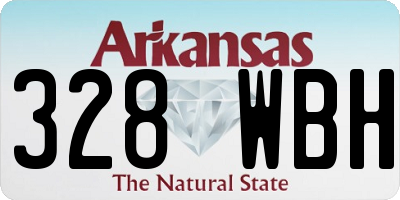 AR license plate 328WBH