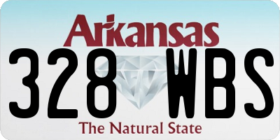 AR license plate 328WBS