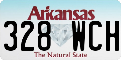 AR license plate 328WCH