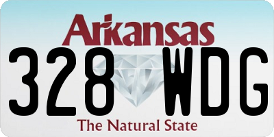 AR license plate 328WDG