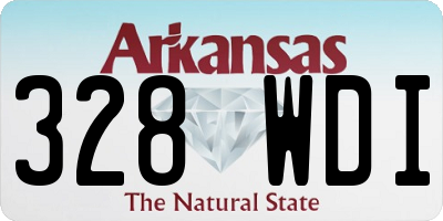 AR license plate 328WDI