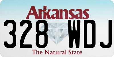 AR license plate 328WDJ