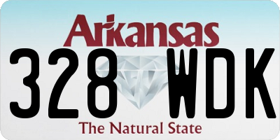 AR license plate 328WDK
