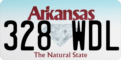 AR license plate 328WDL