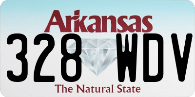 AR license plate 328WDV