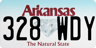 AR license plate 328WDY