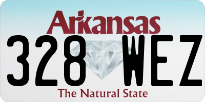 AR license plate 328WEZ