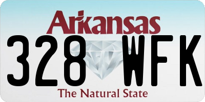 AR license plate 328WFK