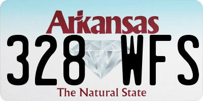 AR license plate 328WFS