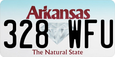 AR license plate 328WFU
