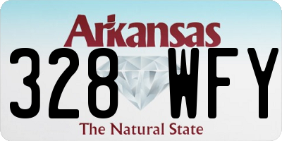 AR license plate 328WFY