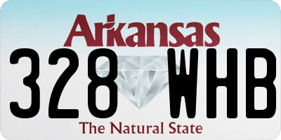 AR license plate 328WHB