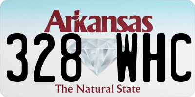 AR license plate 328WHC
