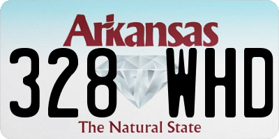 AR license plate 328WHD