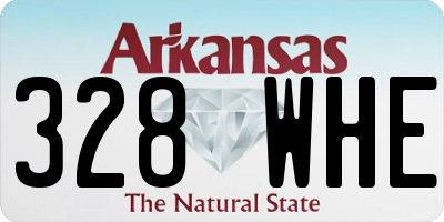 AR license plate 328WHE