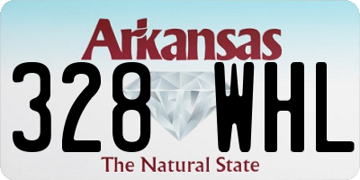 AR license plate 328WHL