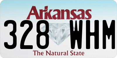 AR license plate 328WHM