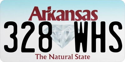 AR license plate 328WHS