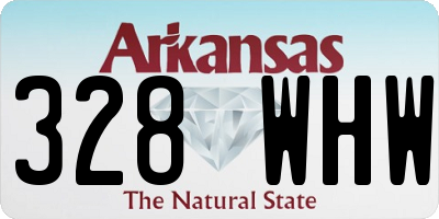 AR license plate 328WHW