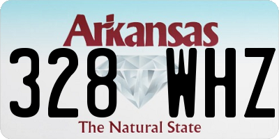 AR license plate 328WHZ