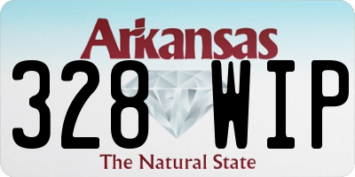 AR license plate 328WIP