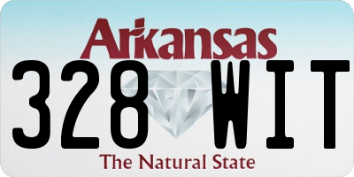 AR license plate 328WIT
