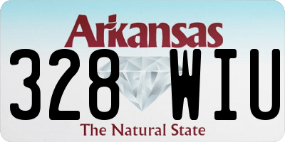AR license plate 328WIU