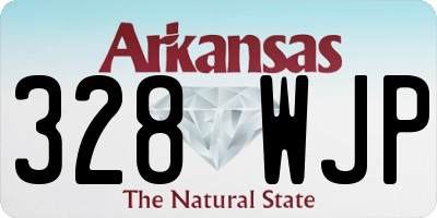 AR license plate 328WJP