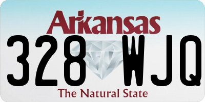AR license plate 328WJQ