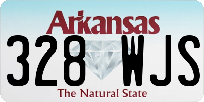 AR license plate 328WJS