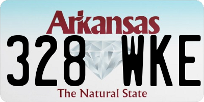 AR license plate 328WKE