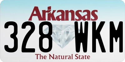 AR license plate 328WKM