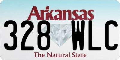 AR license plate 328WLC